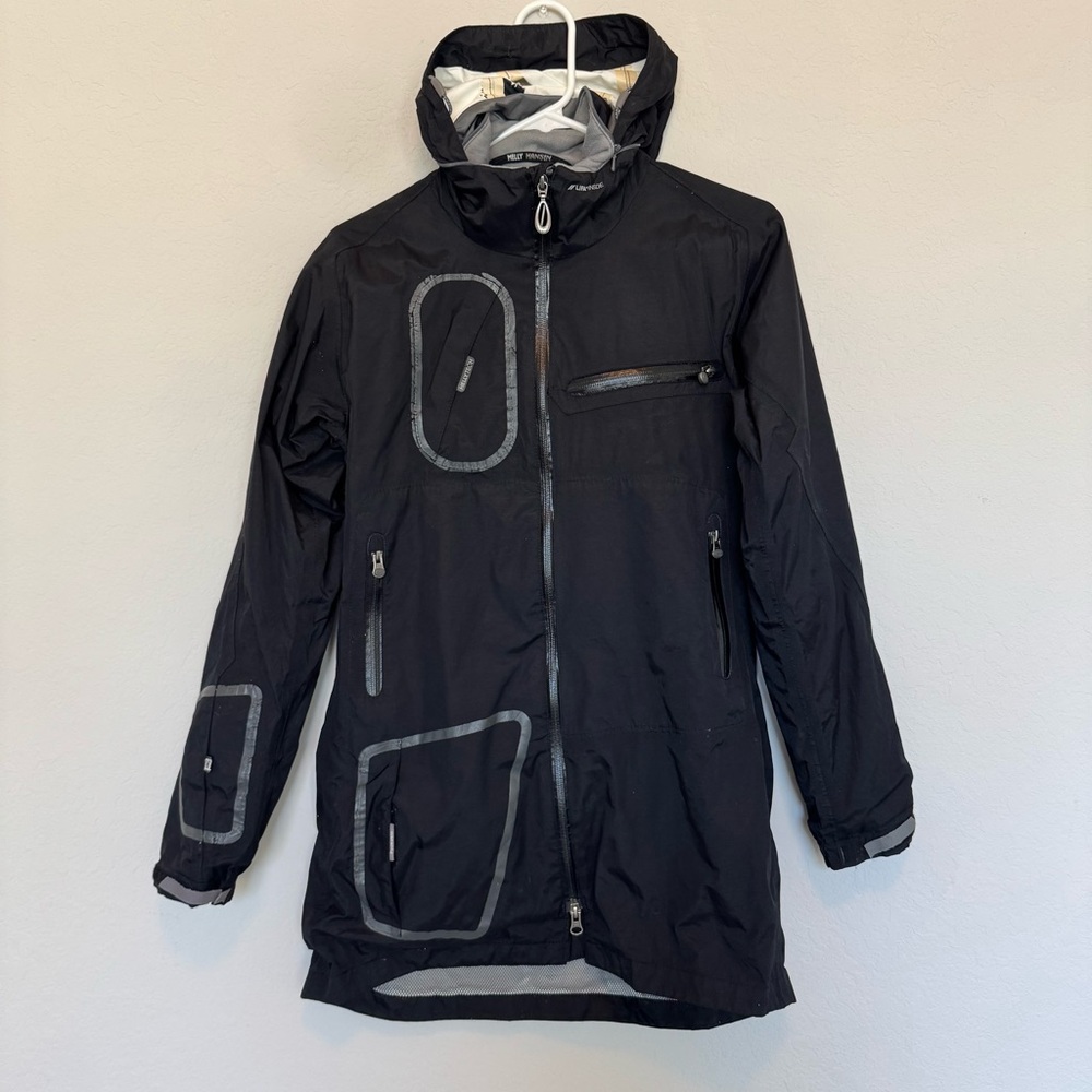 Helly Hansen Black Hooded Jacket Small - Picture 1 of 6